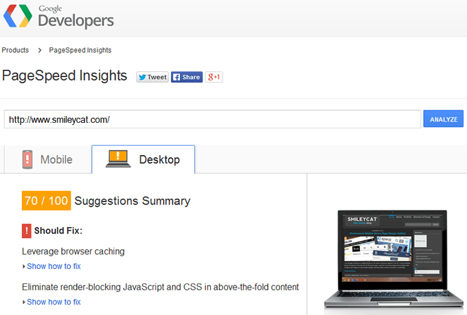 Google PageSpeed Insights