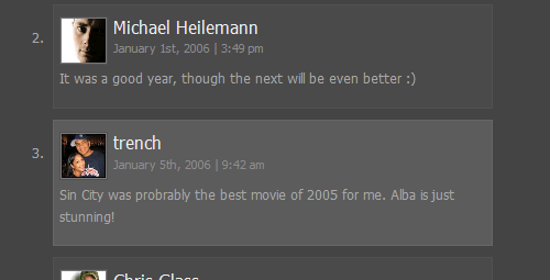If..Else Log blog comment design example