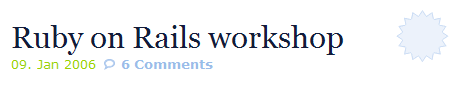 Bartelme Design headline typography example