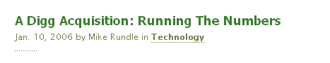 Business Logs headline typography example