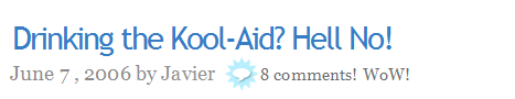ClearYourMind headline typography example