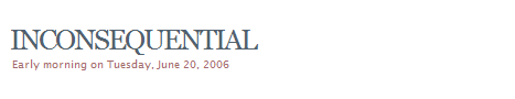 Informationally Overloaded headline typography example
