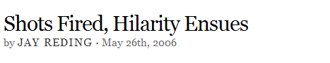 Jay Reding headline typography example