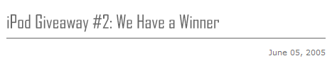 Mike Davidson headline typography example