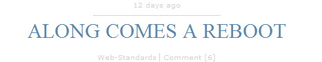 Morethanseven headline typography example