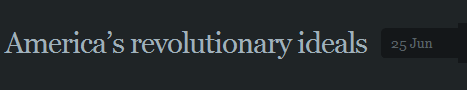 The Past Tense headline typography example