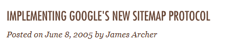 Return of Design headline typography example
