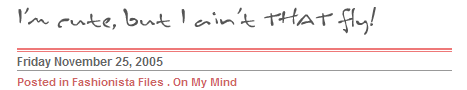 Sazziest headline typography example