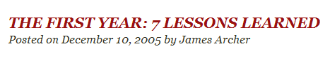 Forty Media headline typography example